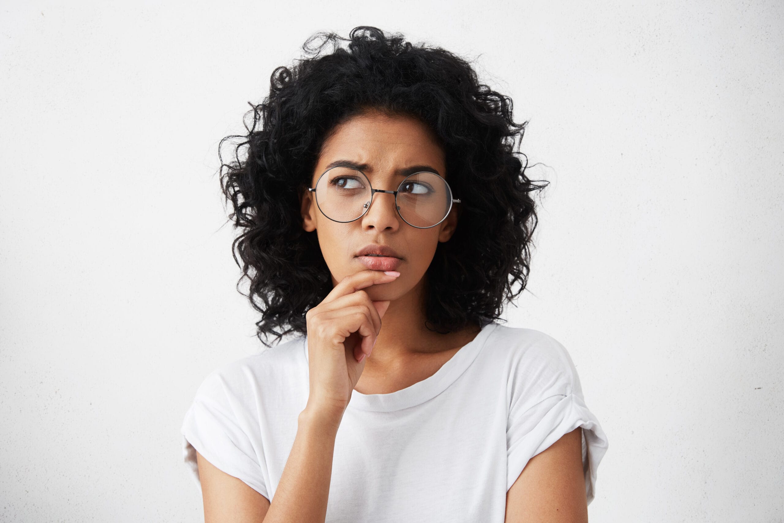 isolated,portrait,of,stylish,young,mixed,race,woman,with,dark