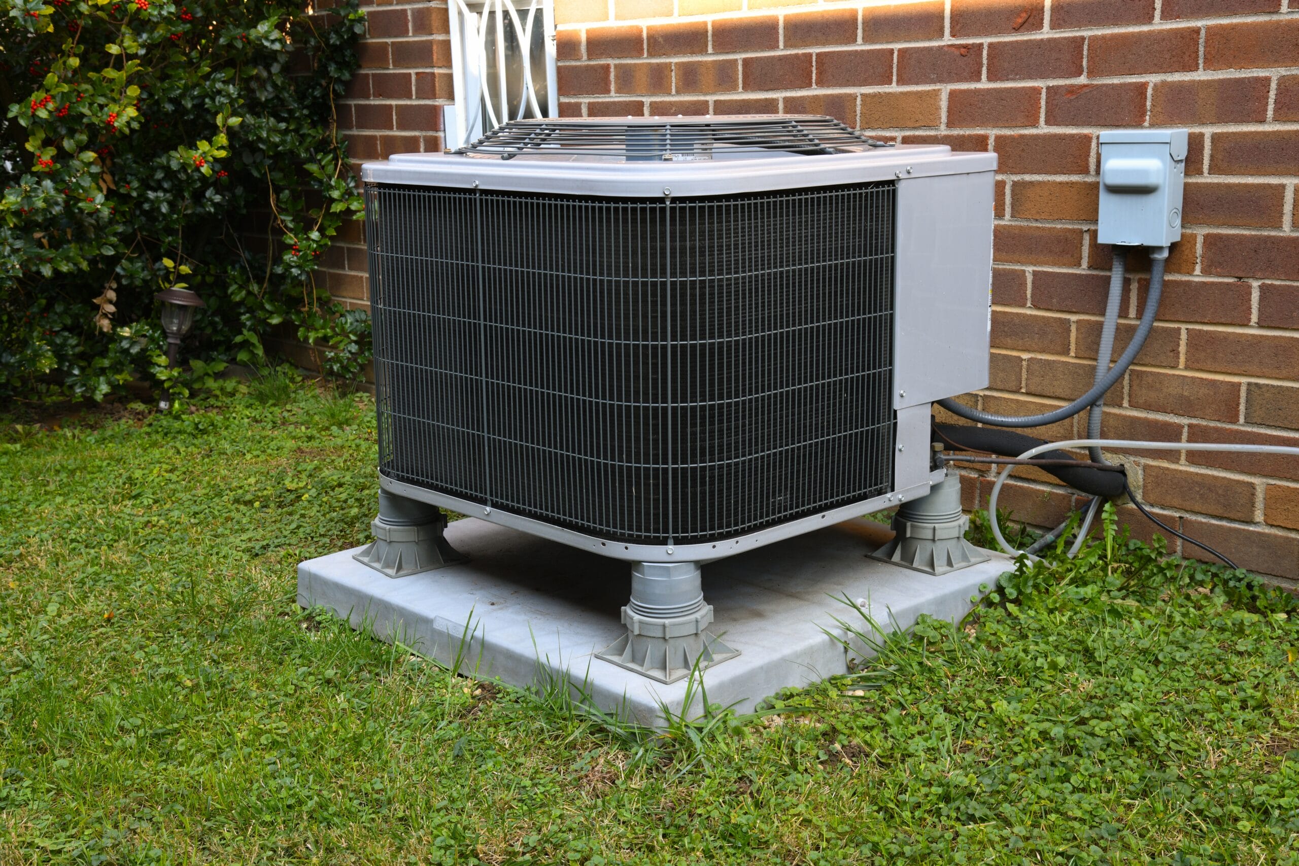 air,conditioner,near,the,new,house,fan,air,outside,cool
