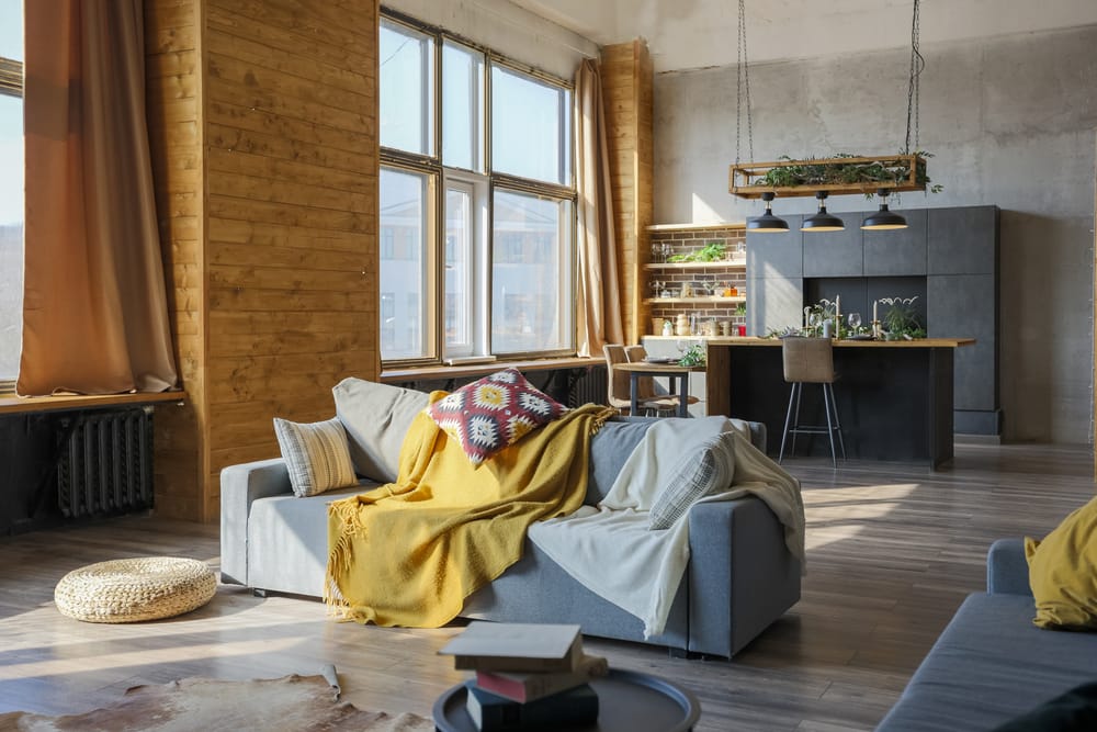 dark,loft,style,interior,of,big,cozy,country,house.,open